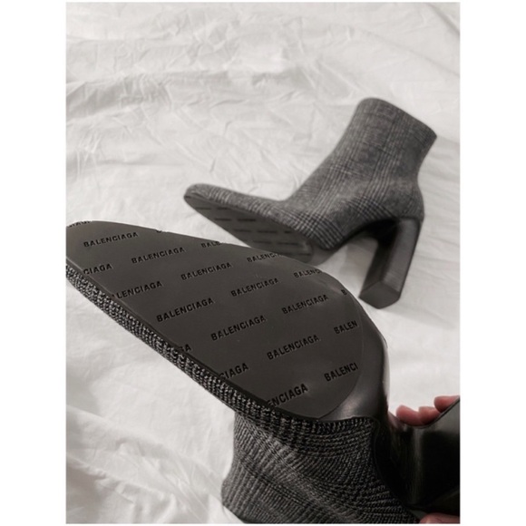Balenciaga Wool Heeled Booties - Picture 7 of 9